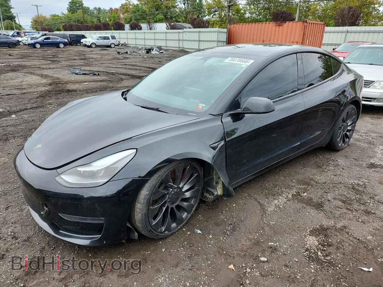 2023 Tesla MODEL 3 (VIN 5YJ3E1EC9PF618064) — фото 1 из 12, Copart, повреждение: передняя часть