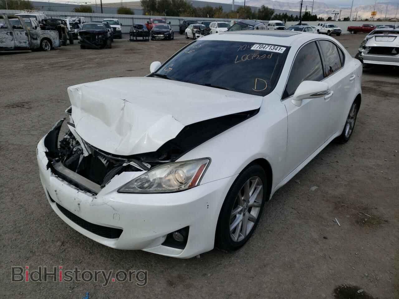 2012 LEXUS IS - VIN: JTHBF5C27C5165180 - Фото 2