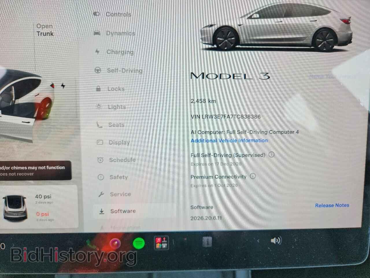 2026 TESLA MODEL 3 - VIN: LRW3E7FA7TC838386 - Photo 9