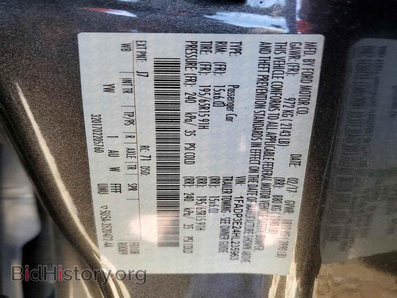 2017 FORD FOCUS - VIN: 1FADP3E24HL235963 - Photo 12
