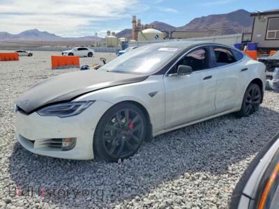 2016 Tesla MODEL S, белый — VIN 5YJSA1E44GF133007, Copart
