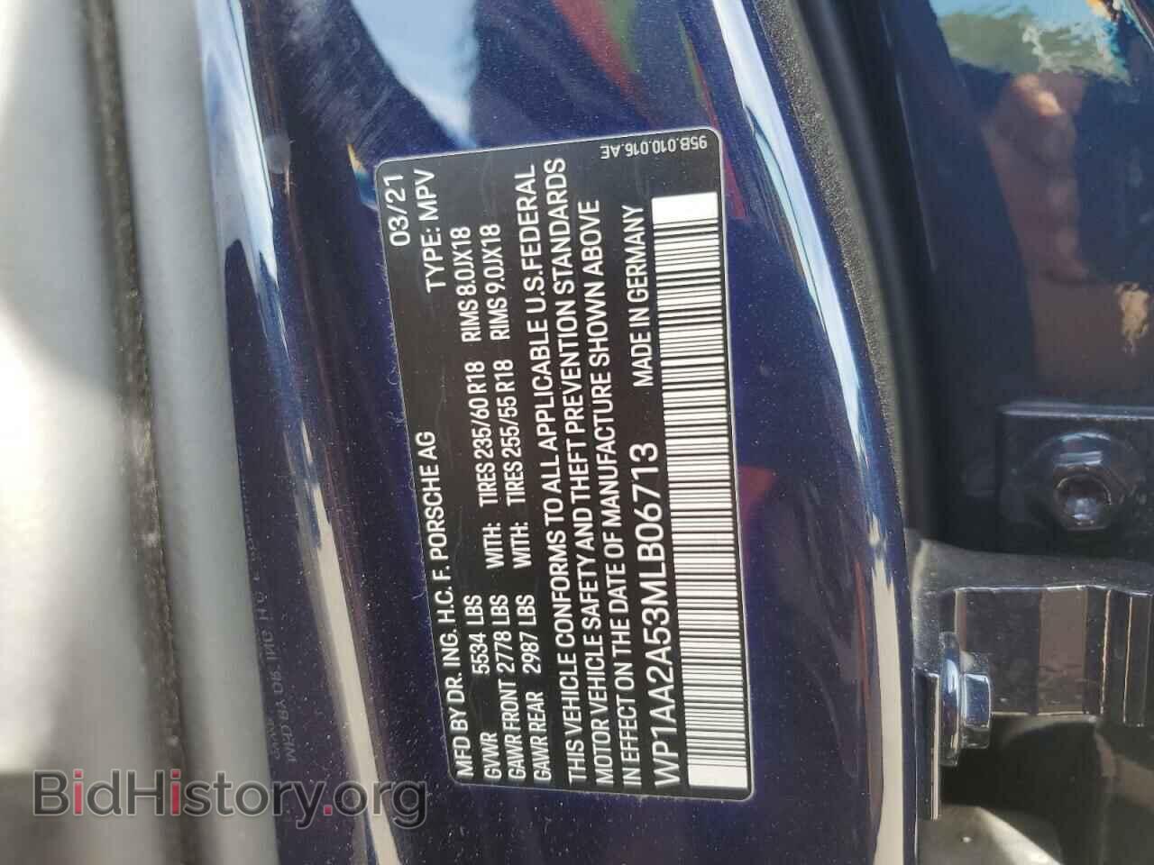 2021 PORSCHE MACAN - VIN: WP1AA2A53MLB06713 - Photo 13