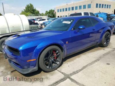2022 Dodge CHALLENGER R/T Scat Pack, blue — VIN 2C3CDZFJ2NH200164, Copart