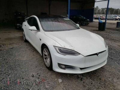 2016 Tesla MODEL S, белый — VIN 5YJSA1E2XGF167676, Copart