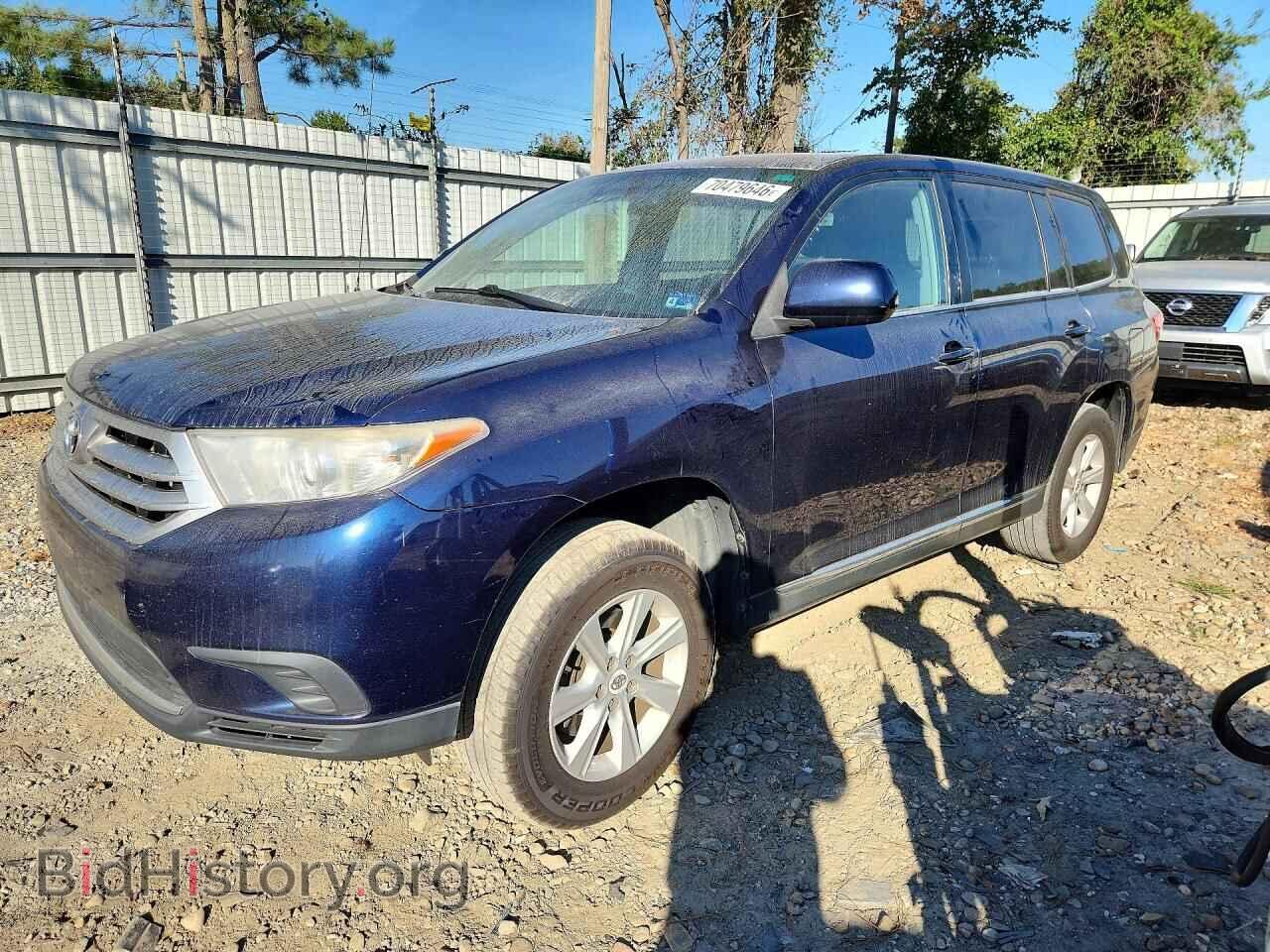 Photo 5TDZA3EH7CS025449 - TOYOTA HIGHLANDER 2012