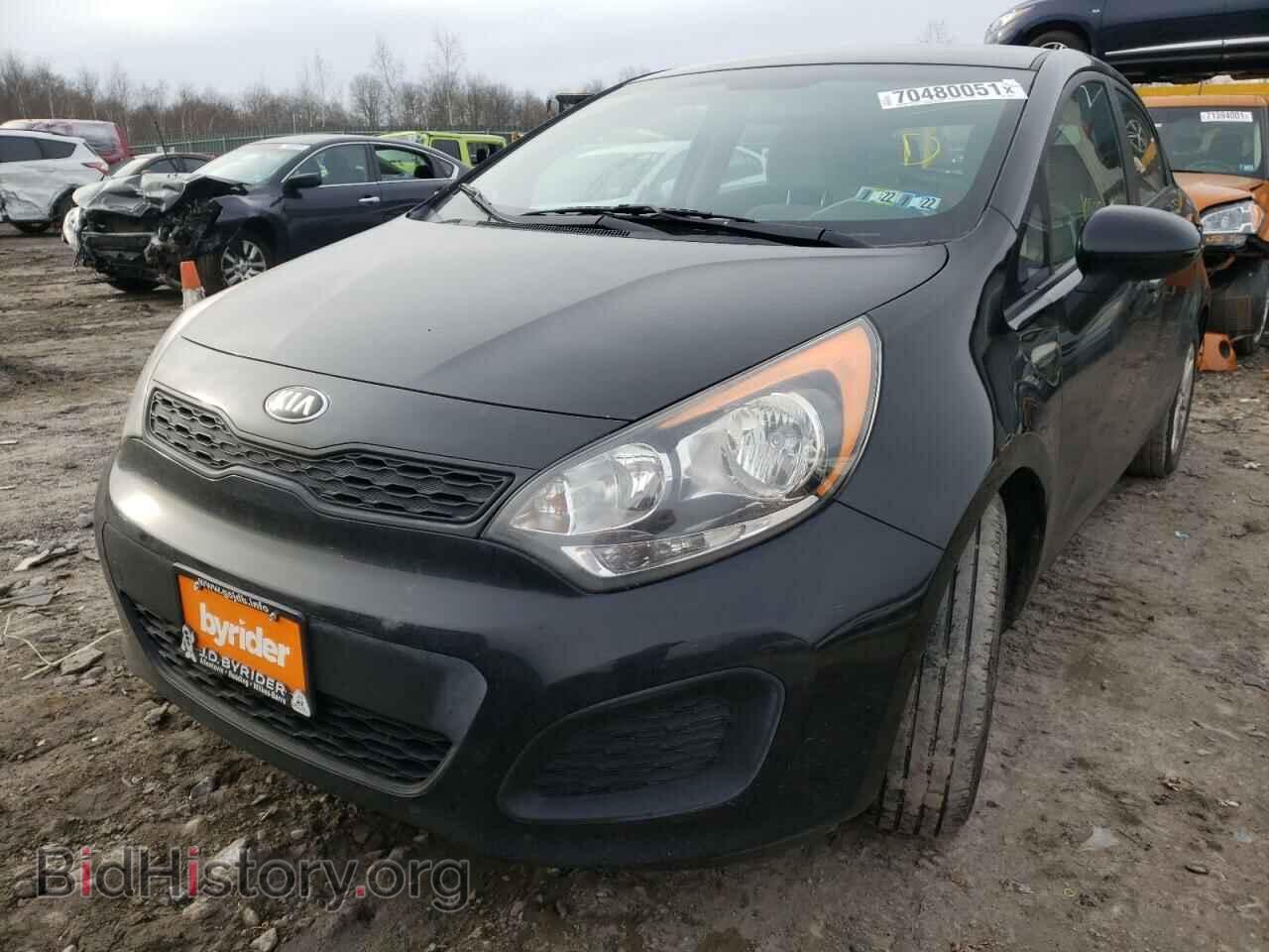 2013 KIA RIO - VIN: KNADM5A31D6182268 - Фото 2