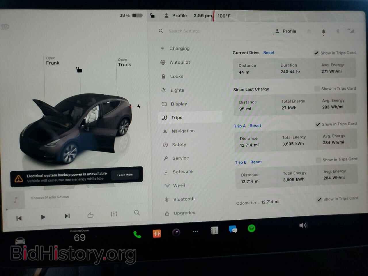 2023 TESLA MODEL Y - VIN: 7SAYGDED3PF971865 - Photo 9
