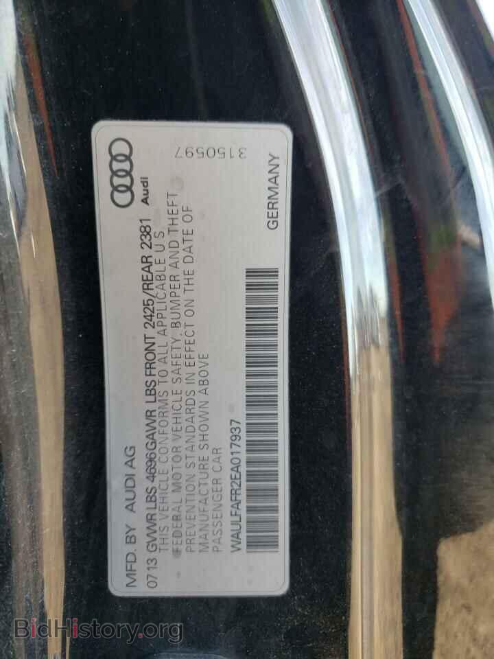 2014 AUDI A5 - VIN: WAULFAFR2EA017937 - Фото 12