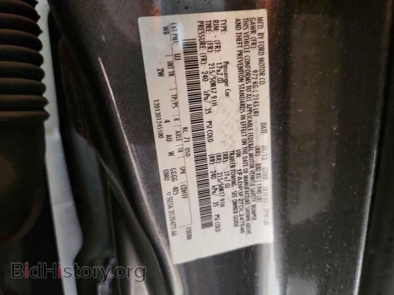 2013 FORD FOCUS - VIN: 1FADP3F27DL247646 - Photo 12