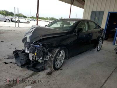 2007 Lexus IS IS 250, black — VIN JTHBK262375049812, Copart