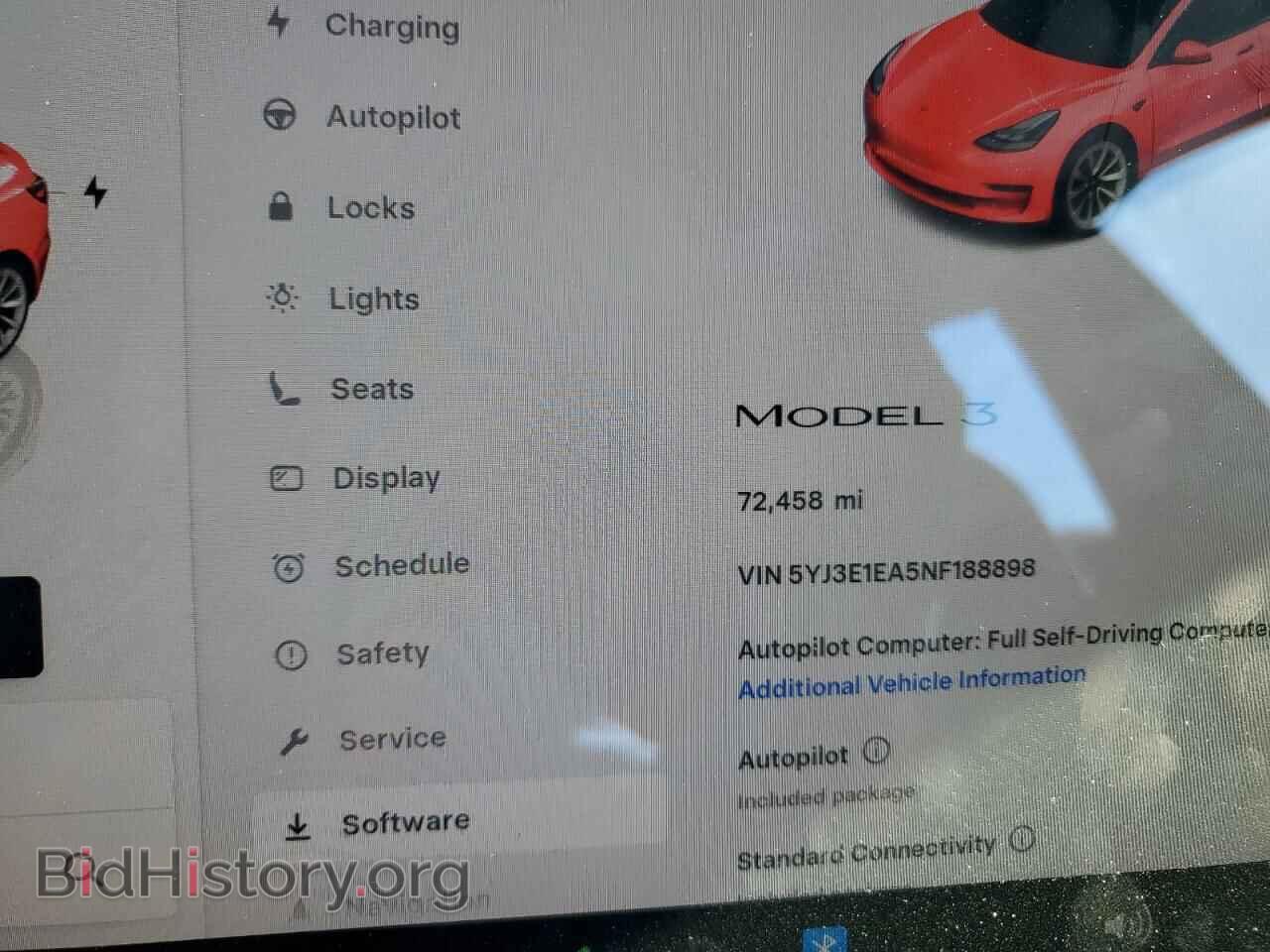 2022 TESLA MODEL 3 - VIN: 5YJ3E1EA5NF188898 - Фото 9