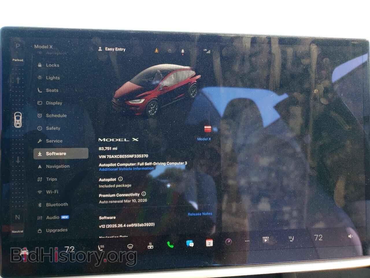 2022 TESLA MODEL X - VIN: 7SAXCBE55NF335370 - Photo 9