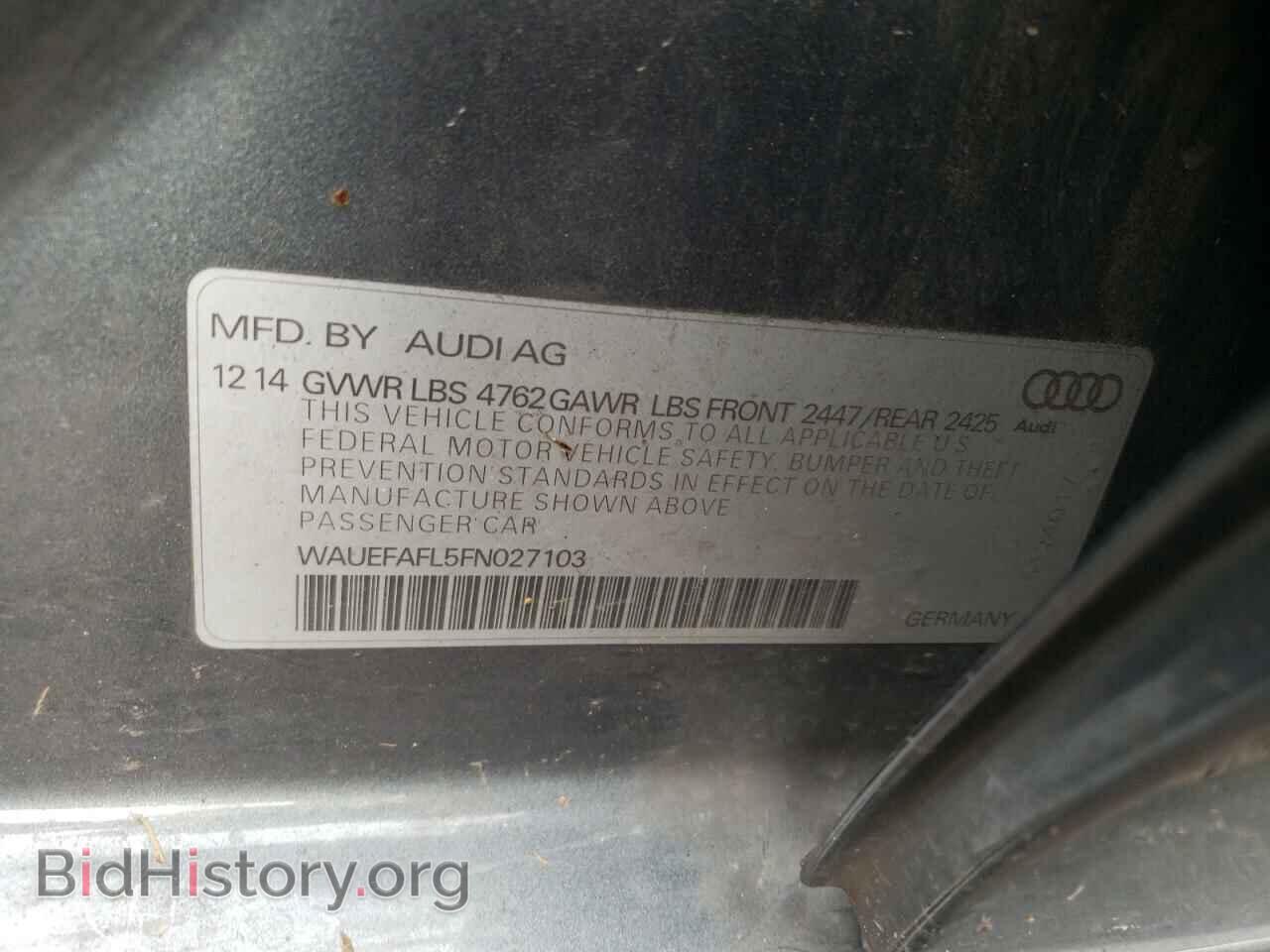 2015 AUDI A4 - VIN: WAUEFAFL5FN027103 - Фото 12
