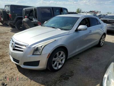 2014 Cadillac ATS Luxury, silver — VIN 1G6AB5RA7E0119780, Copart