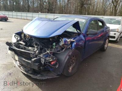 2012 Dodge AVENGER Avenger SE, синий — VIN 1C3CDZAB9CN243226, Copart
