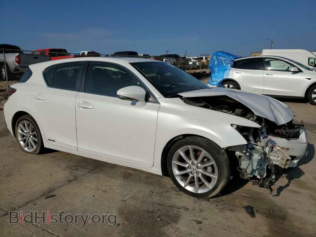 2012 LEXUS CT 200 - VIN: JTHKD5BH6C2105856 - Фото 4