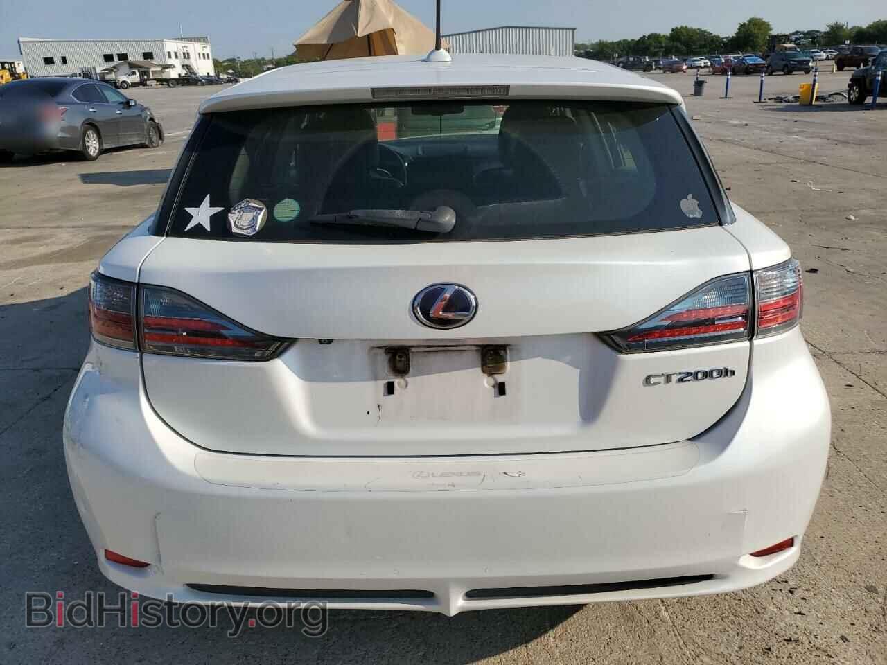2012 LEXUS CT 200 - VIN: JTHKD5BH6C2105856 - Фото 6