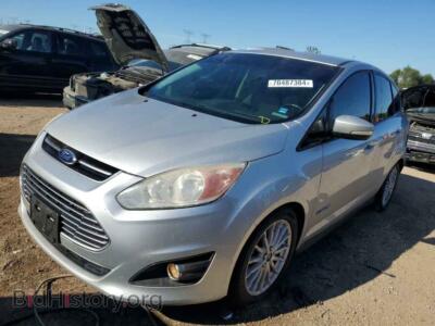 2013 Ford CMAX SE, silver — VIN 1FADP5AU9DL545474, Copart