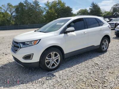 2015 Ford EDGE Titanium, белый — VIN 2FMTK4K97FBB50829, Copart