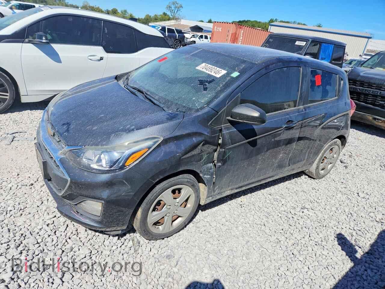 2019 Chevrolet SPARK LS (VIN KL8CB6SA8KC764639) — фото 1 из 12, Copart, повреждение: передняя часть