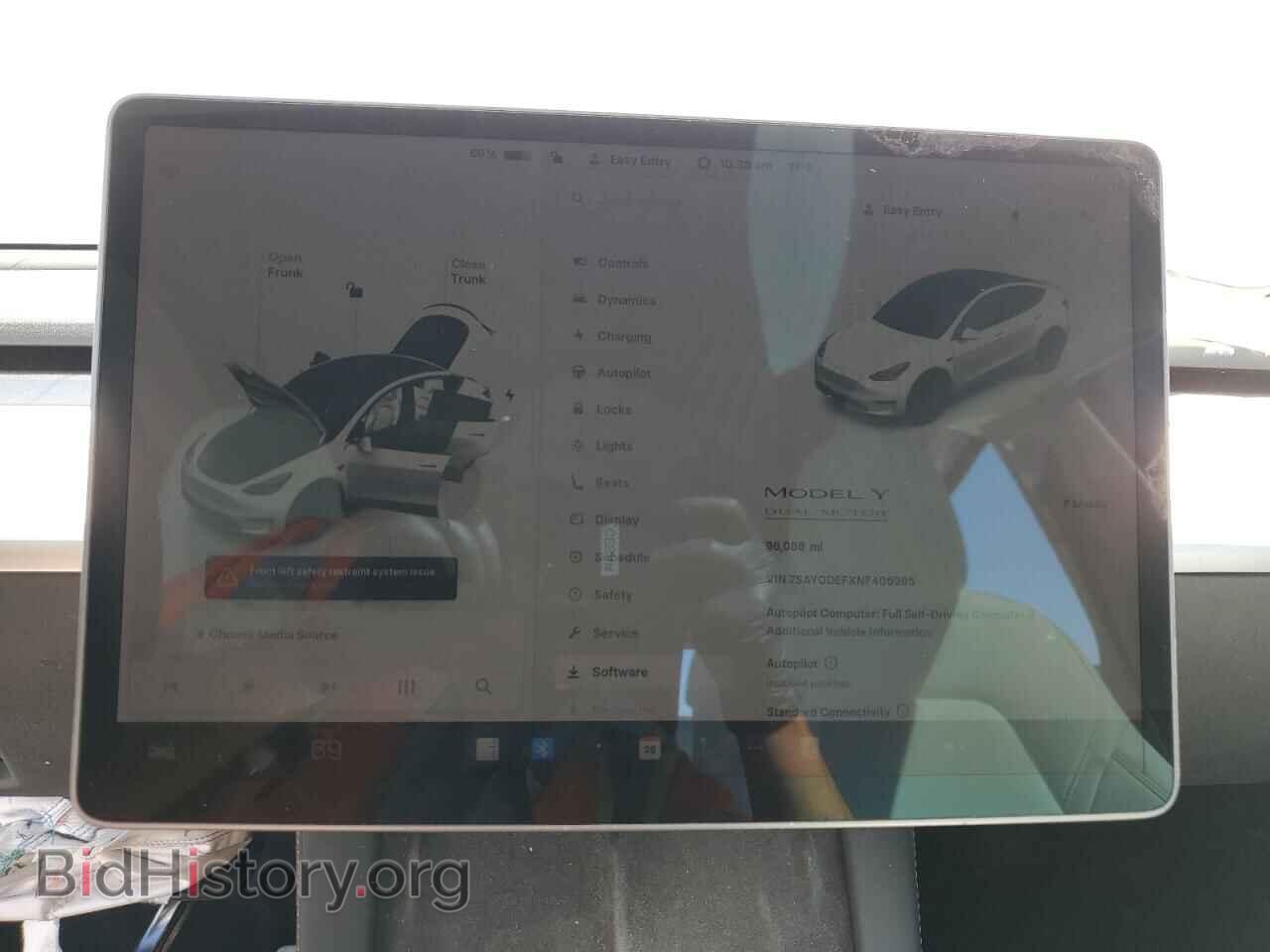 2022 TESLA MODEL Y - VIN: 7SAYGDEFXNF406995 - Фото 9