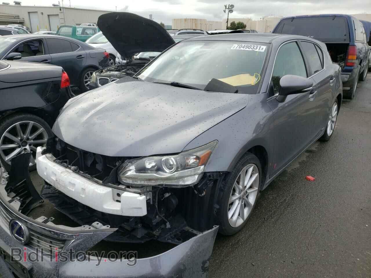 2012 LEXUS CT 200 - VIN: JTHKD5BH8C2100531 - Фото 2