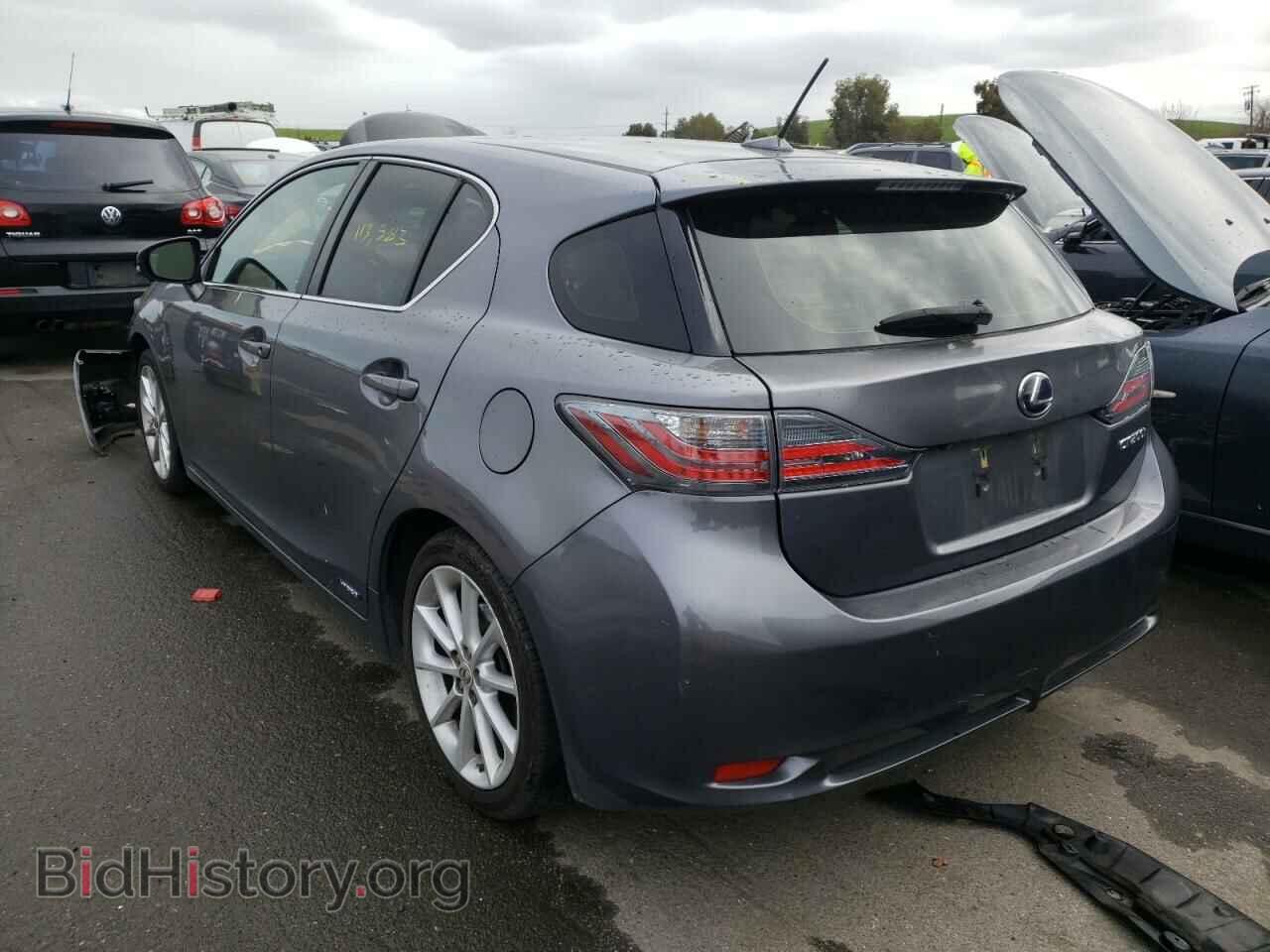 2012 LEXUS CT 200 - VIN: JTHKD5BH8C2100531 - Фото 3
