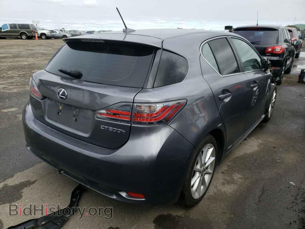 2012 LEXUS CT 200 - VIN: JTHKD5BH8C2100531 - Фото 4