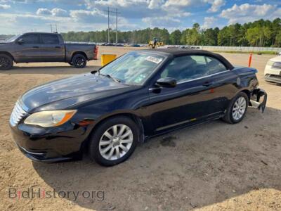 2012 Chrysler 200 Touring, black — VIN 1C3BCBEB0CN191470, Copart