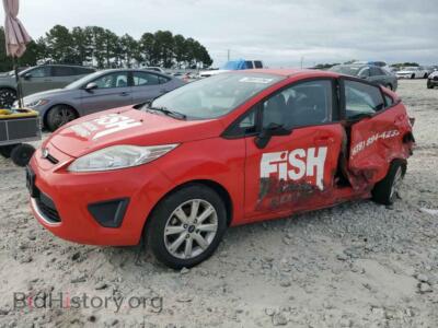2012 Ford FIESTA SE, red — VIN 3FADP4EJ5CM156144, Copart