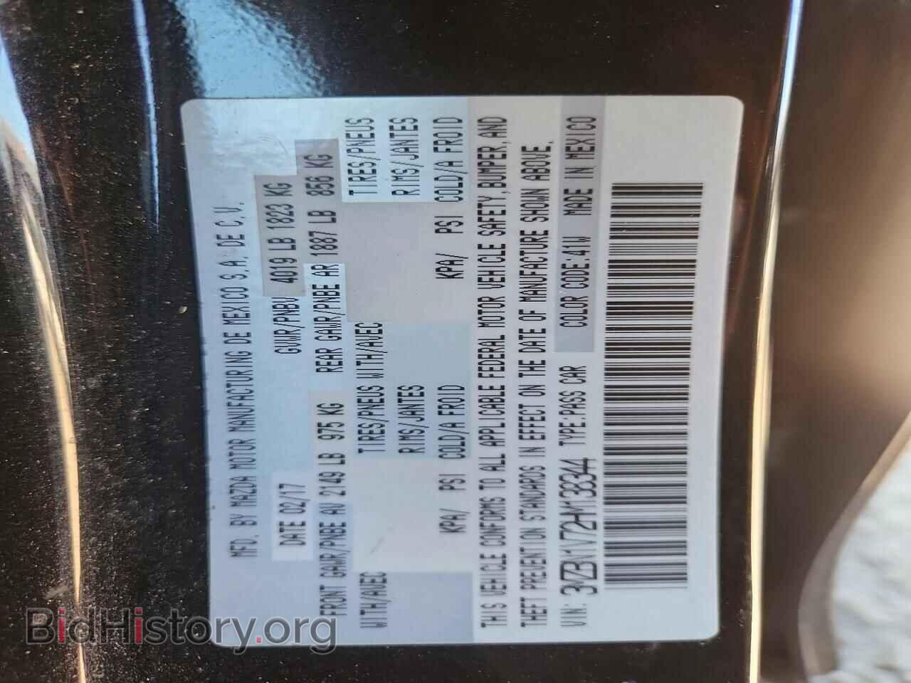 2017 MAZDA 3 - VIN: 3MZBN1V72HM138344 - Photo 12