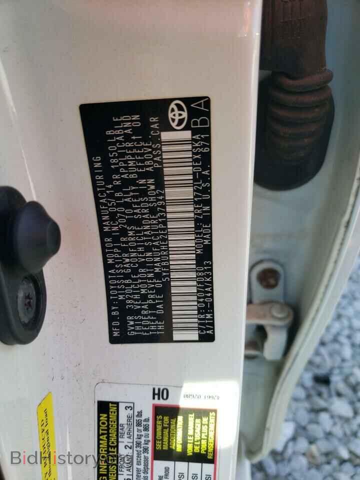 2014 TOYOTA COROLLA - VIN: 5YFBURHE2EP137942 - Фото 12