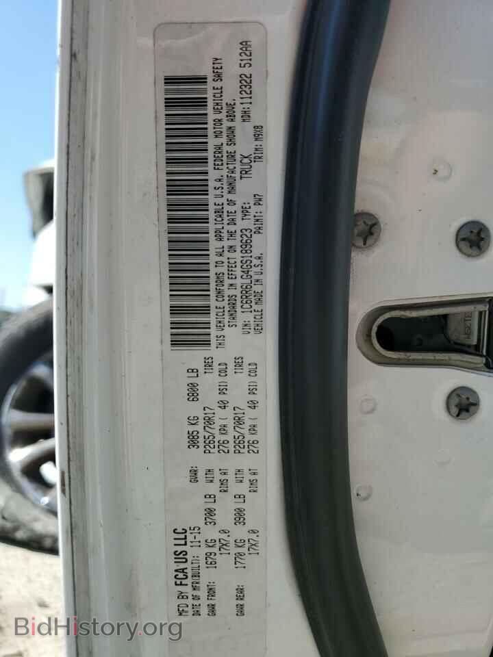 2016 RAM 1500 - VIN: 1C6RR6LG4GS189623 - Фото 12