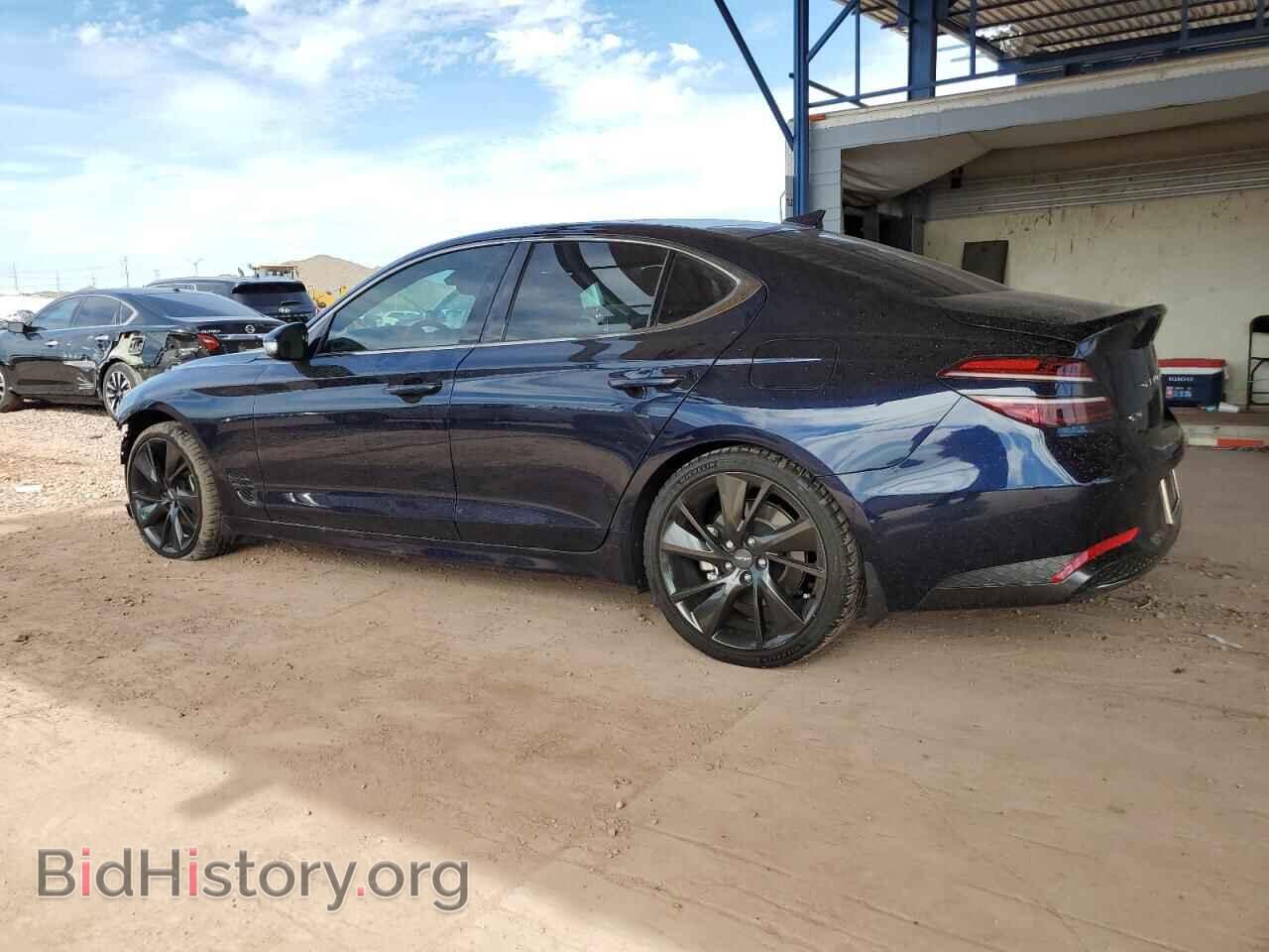 2023 GENESIS G70 BASE - VIN: KMTG34TA4PU124276 - Фото 2