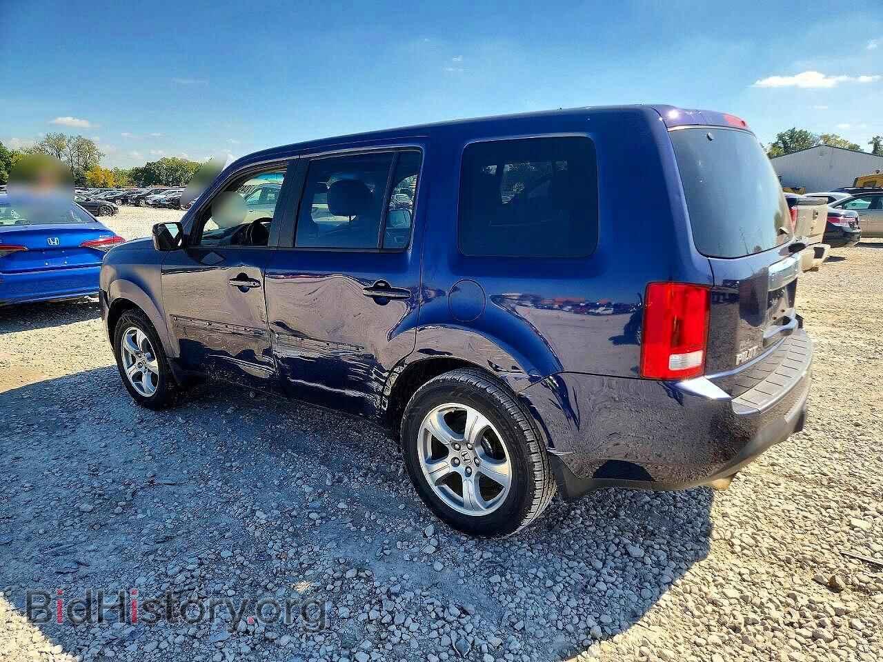 2013 HONDA PILOT - VIN: 5FNYF4H52DB074438 - Фото 2