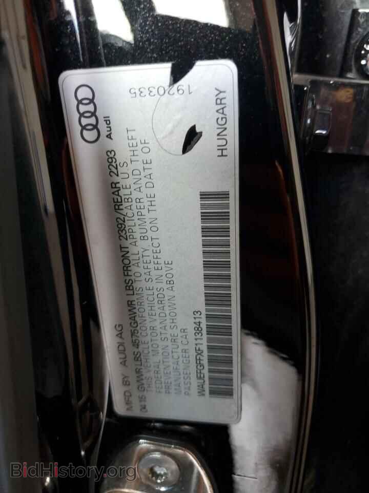 2015 AUDI A3 - VIN: WAUEFGFFXF1138413 - Фото 12
