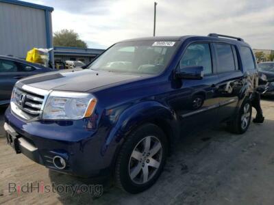 2013 Honda PILOT Pilot Tour, синий — VIN 5FNYF4H97DB076009, Copart