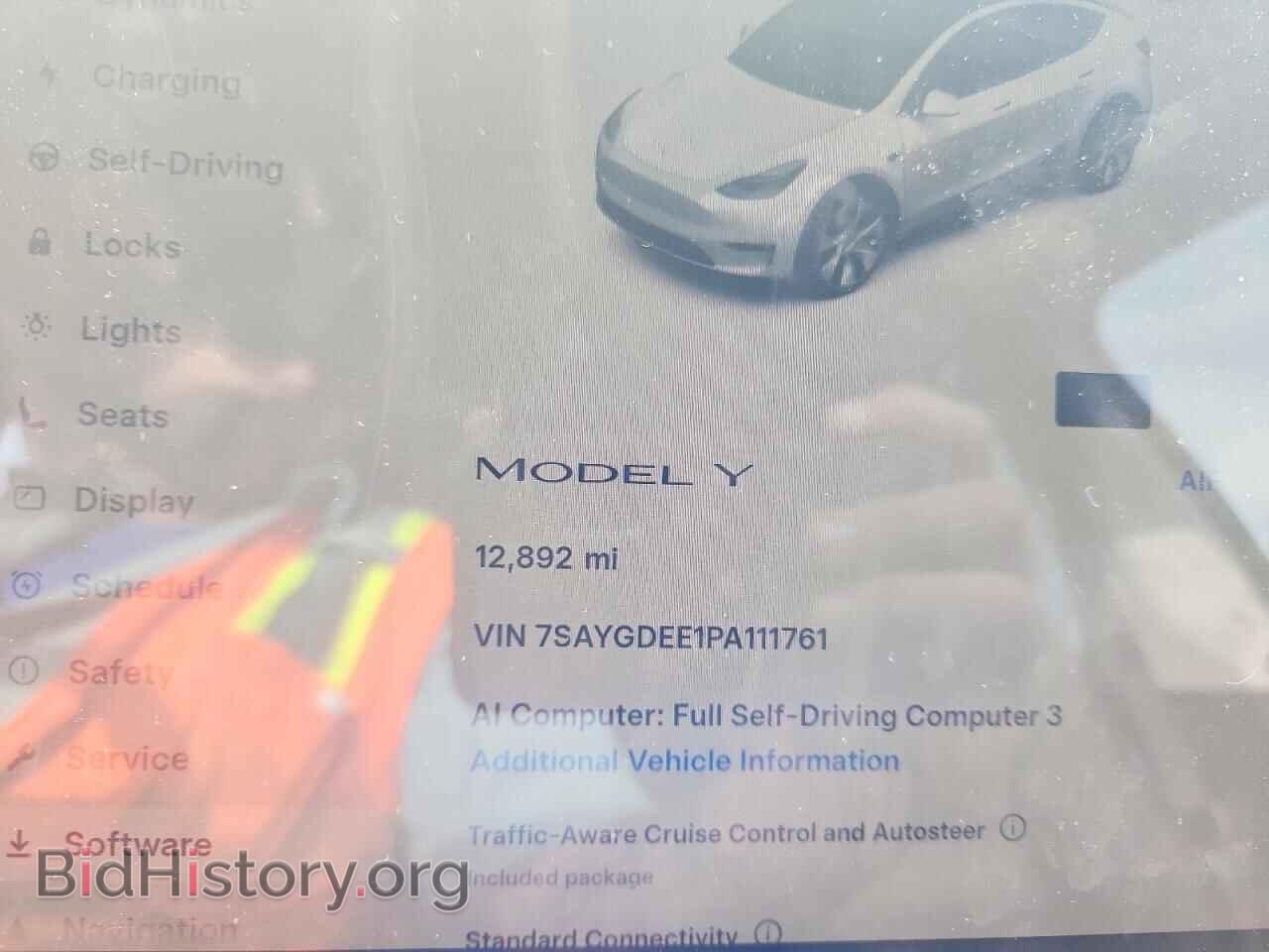 2023 TESLA MODEL Y - VIN: 7SAYGDEE1PA111761 - Photo 9