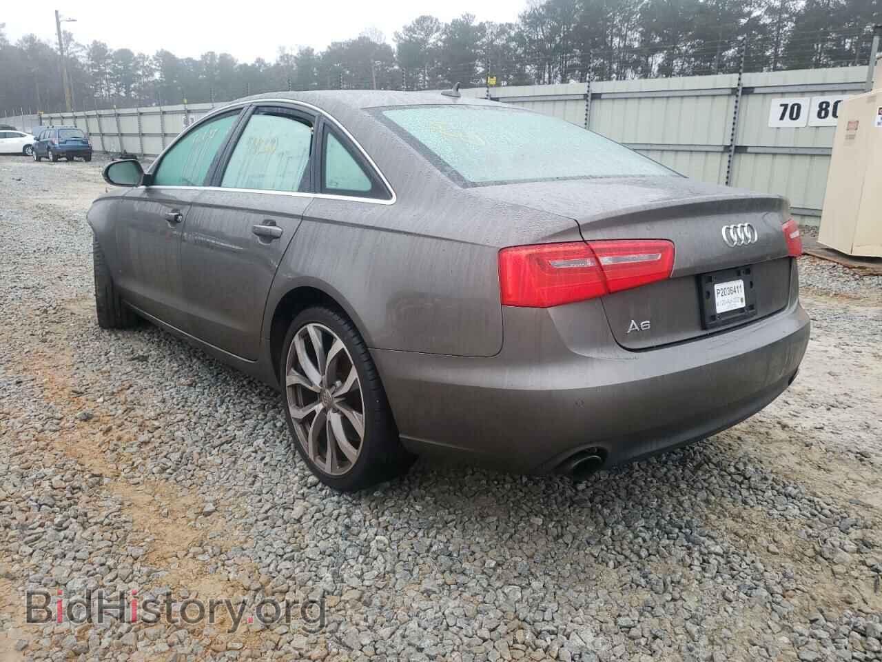 2013 AUDI A6 - VIN: WAUGFAFC1DN156512 - Фото 3