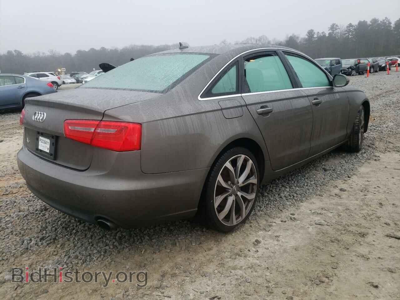 2013 AUDI A6 - VIN: WAUGFAFC1DN156512 - Фото 4