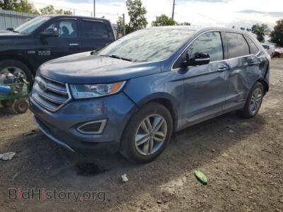 2018 Ford EDGE SEL, синий — VIN 2FMPK3J90JBB71415, Copart