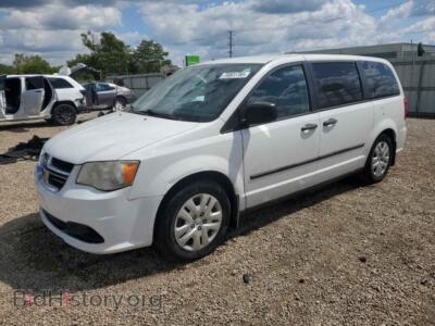 2014 Dodge CARAVAN SE, white — VIN 2C4RDGBG2ER100242, Copart