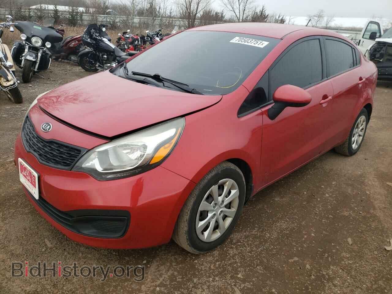 2012 KIA RIO - VIN: KNADM4A37C6053525 - Фото 2