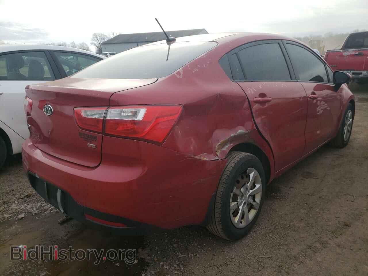 2012 KIA RIO - VIN: KNADM4A37C6053525 - Фото 4