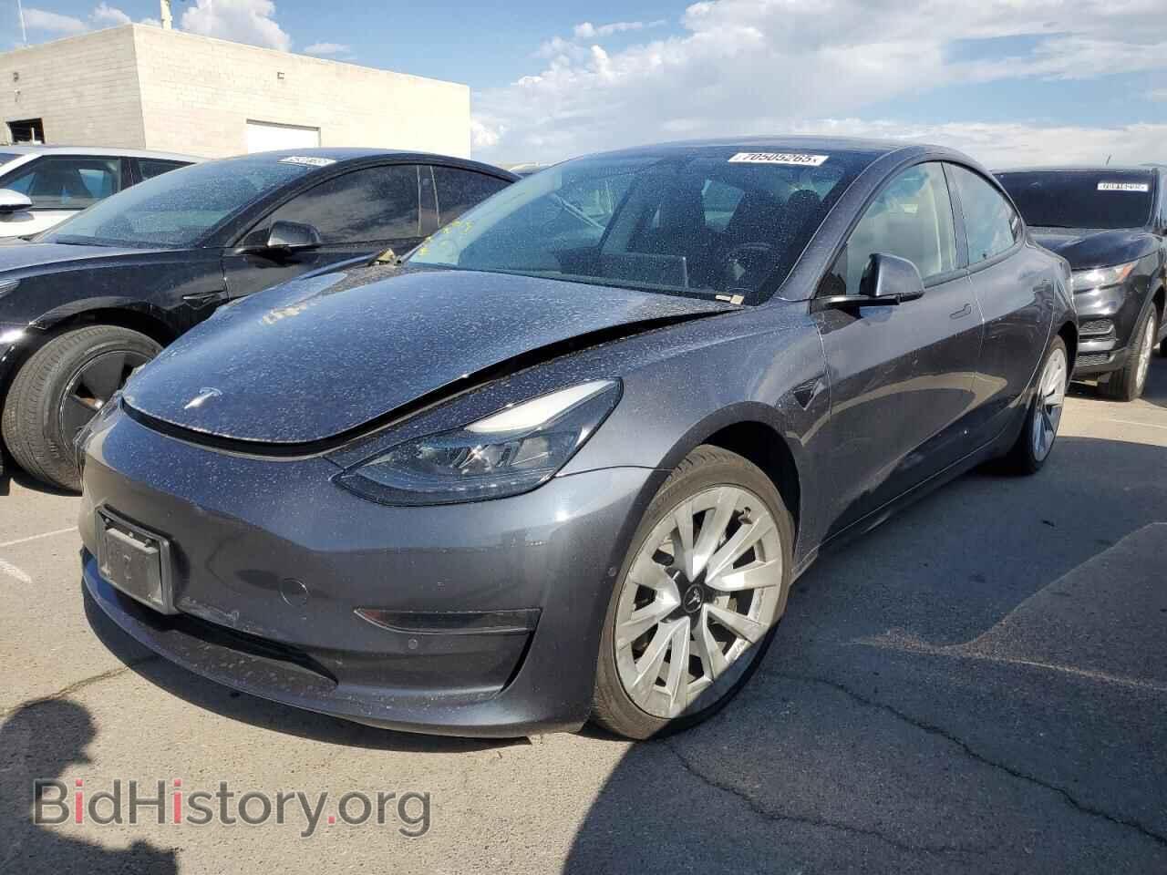 Photo 5YJ3E1EA1NF372462 - TESLA MODEL 3 2022