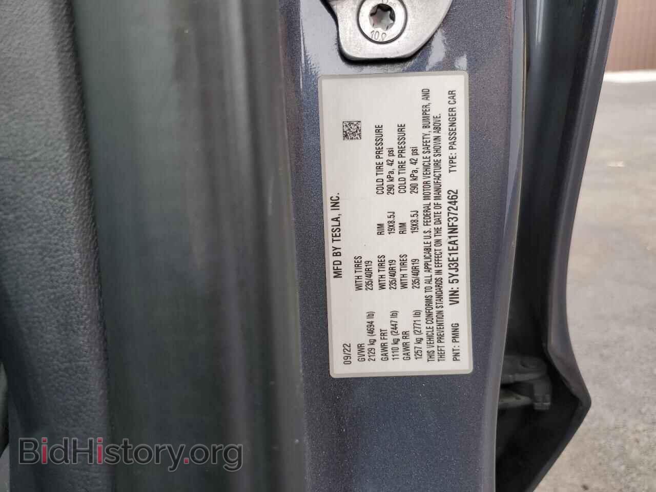 2022 TESLA MODEL 3 - VIN: 5YJ3E1EA1NF372462 - Photo 12