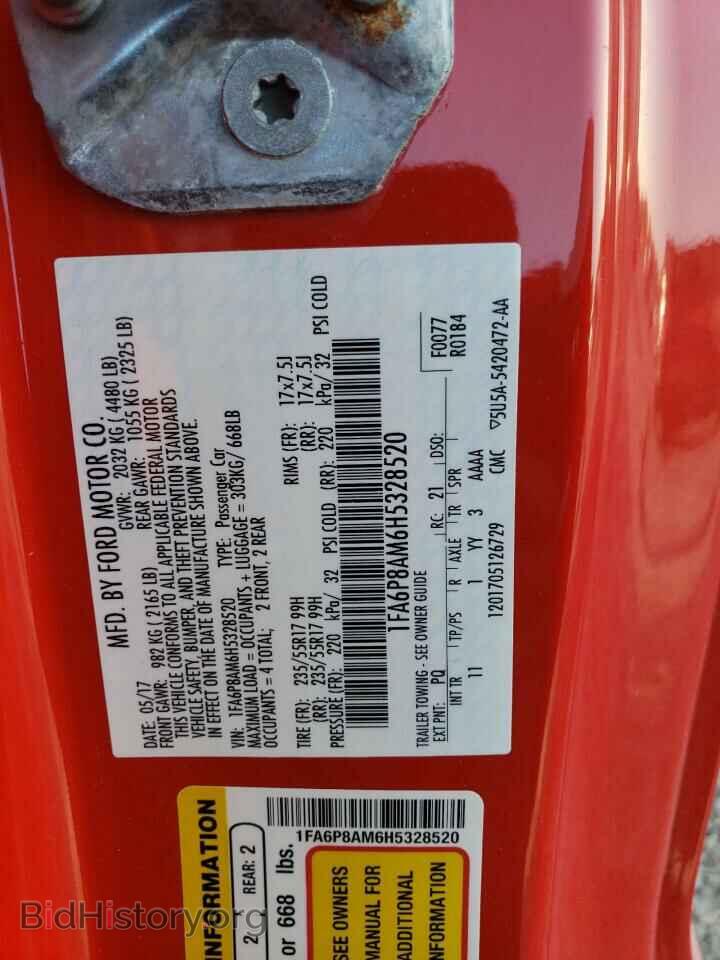 2017 FORD ALL Models - VIN: 1FA6P8AM6H5328520 - Photo 12