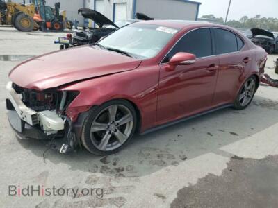 2012 Lexus IS IS 250, burgundy — VIN JTHBF5C21C5182024, Copart