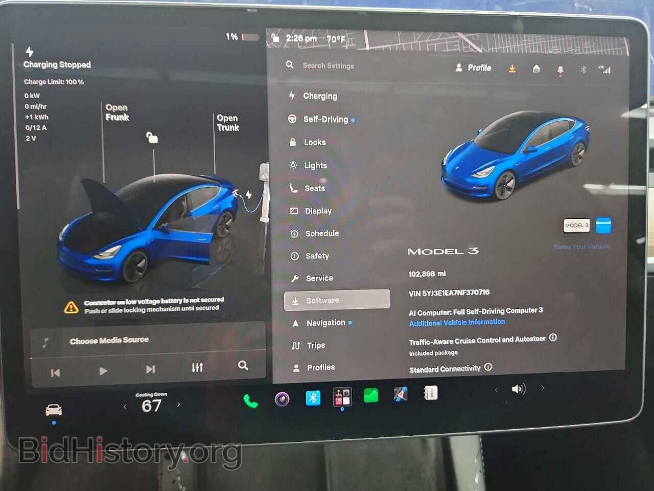 2022 TESLA MODEL 3 - VIN: 5YJ3E1EA7NF370716 - Фото 9