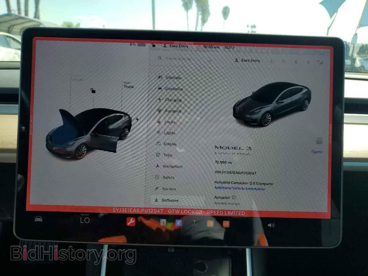 2018 TESLA MODEL 3 - VIN: 5YJ3E1EA6JF012047 - Photo 9